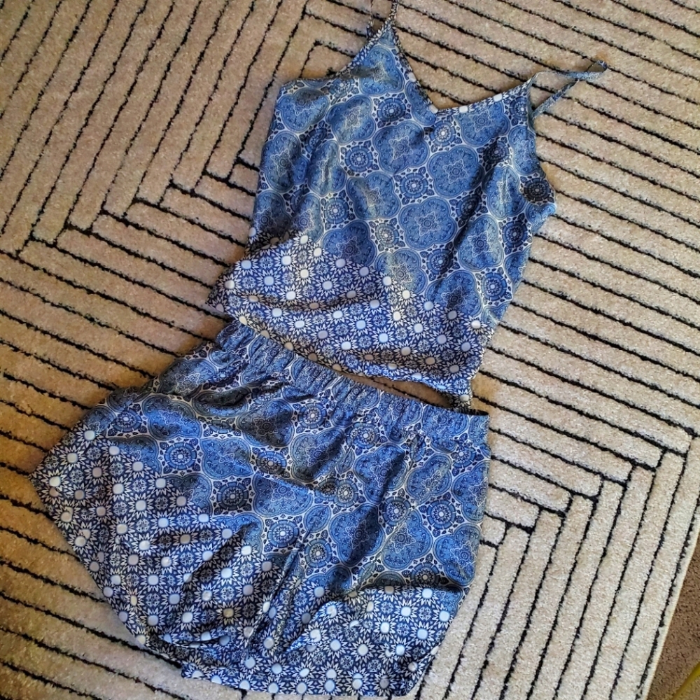 Satin Pajamas Set